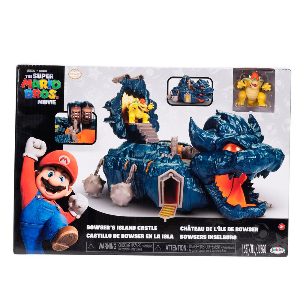 Comprar Playset Castelo a Ilha de Bowser - O Filme Super Mario Bros -  Brinquedos Para Crianças